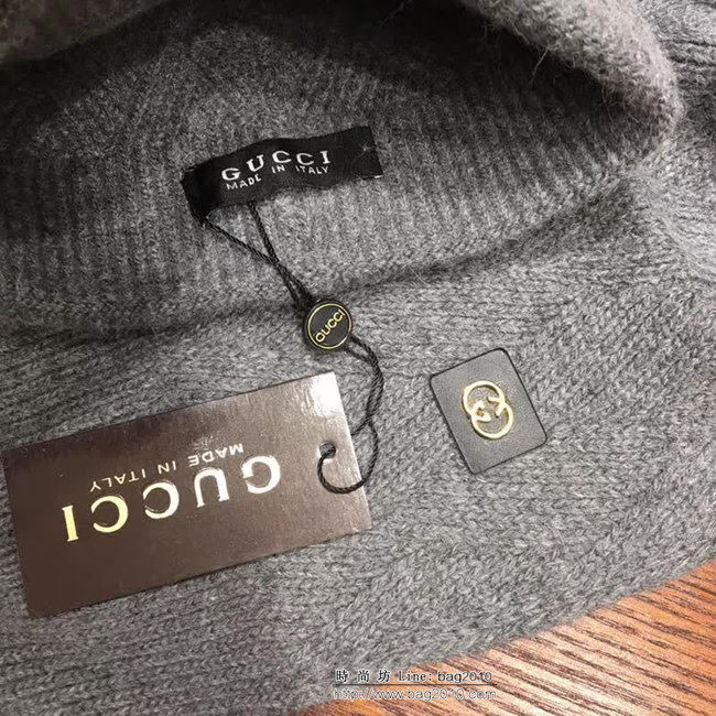 GUCCI古馳 新款 原單帽子圍巾套裝 情侶款 男女同款 LLWJ5636